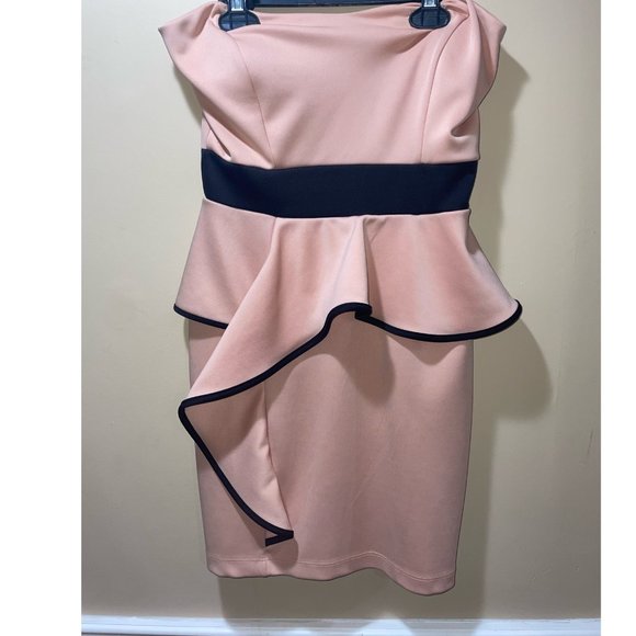 Mystic Light Pink Strapless Large Dress - Picture 2 of 3